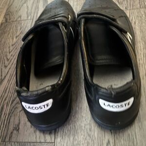 Lacoste Black Leather Shoes